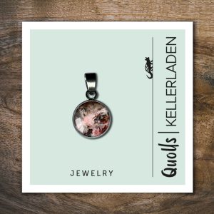 Quolls Kellerladen_Schmuck_Anhaenger_Kunst_LinArt_rosa grau_web